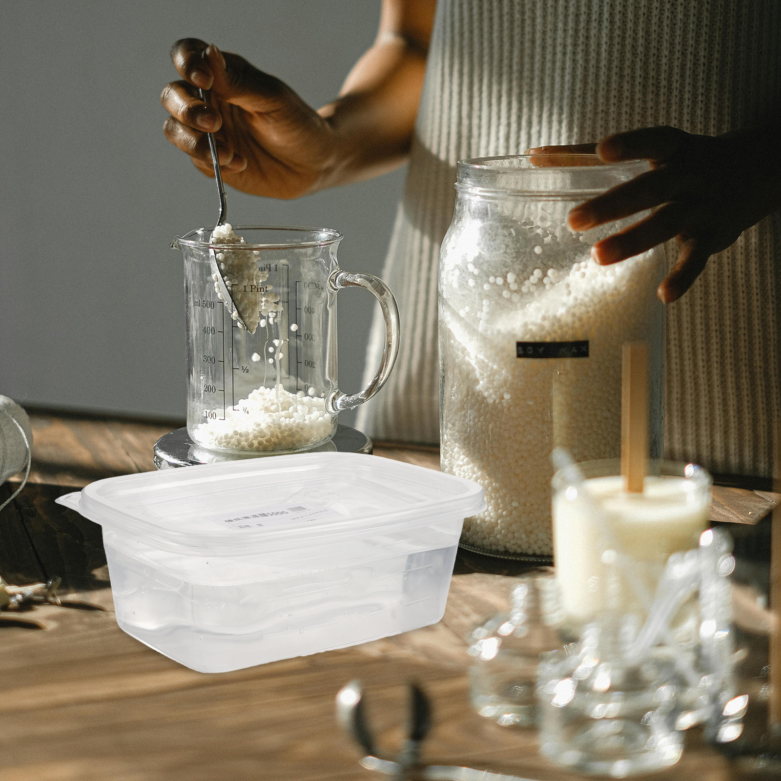 Transparante Gelwas voor Kaars - Candle Making Uk recensie en prijs