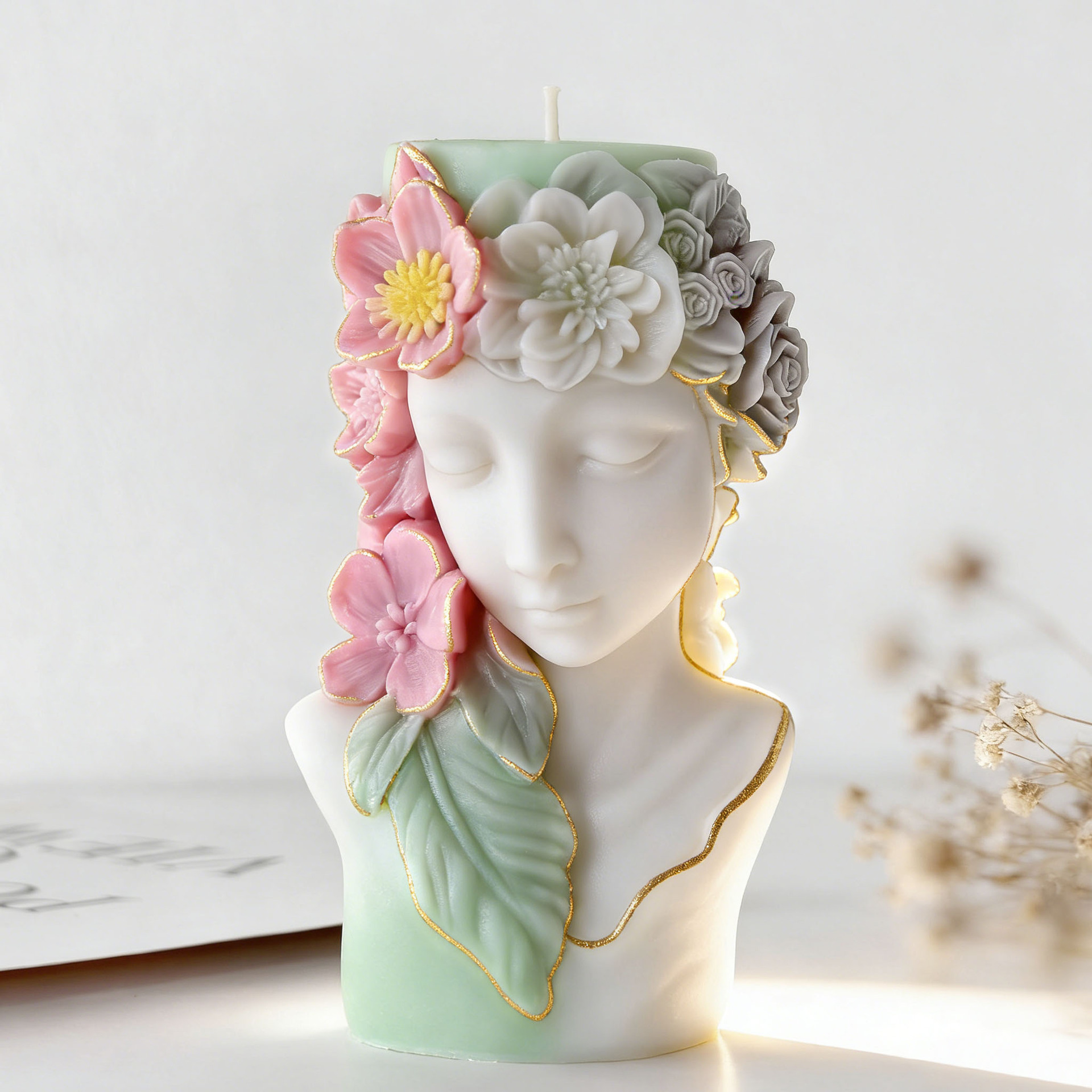 3D Bloemenportret Reliëfkaars  - Candle Making Books For Beginners recensie en prijs