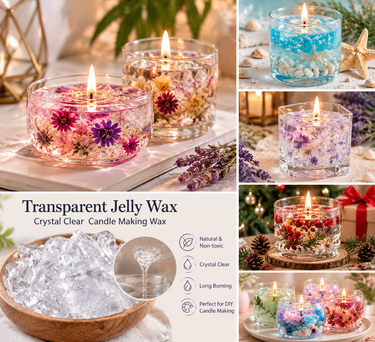 50/100/200/500g Jelly Wax Kaar - Candle Making Uk recensie en prijs