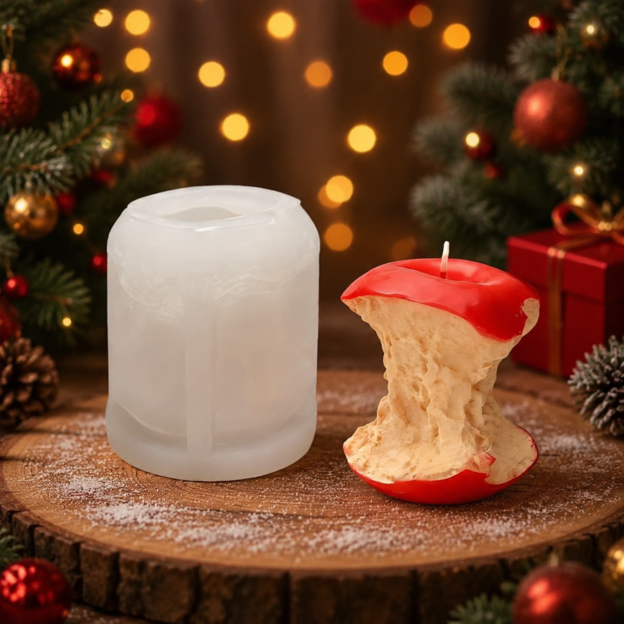 3D Apple Siliconen Kaarsenvorm - Candle Making Kit Wholesale recensie en prijs