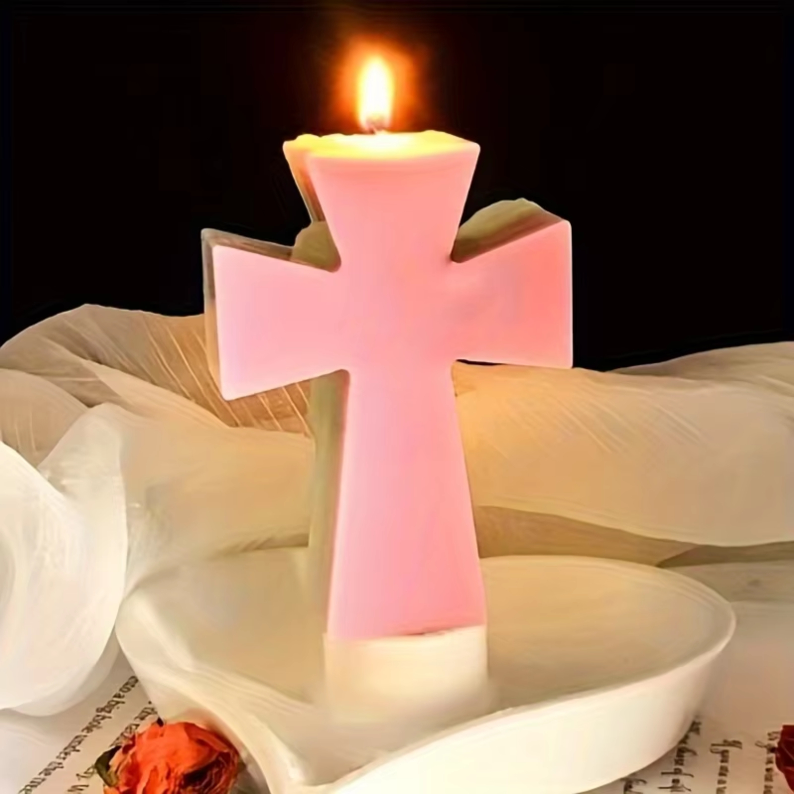 Siliconen mal zegenkruis DIY m - Candle Making Uk recensie en prijs