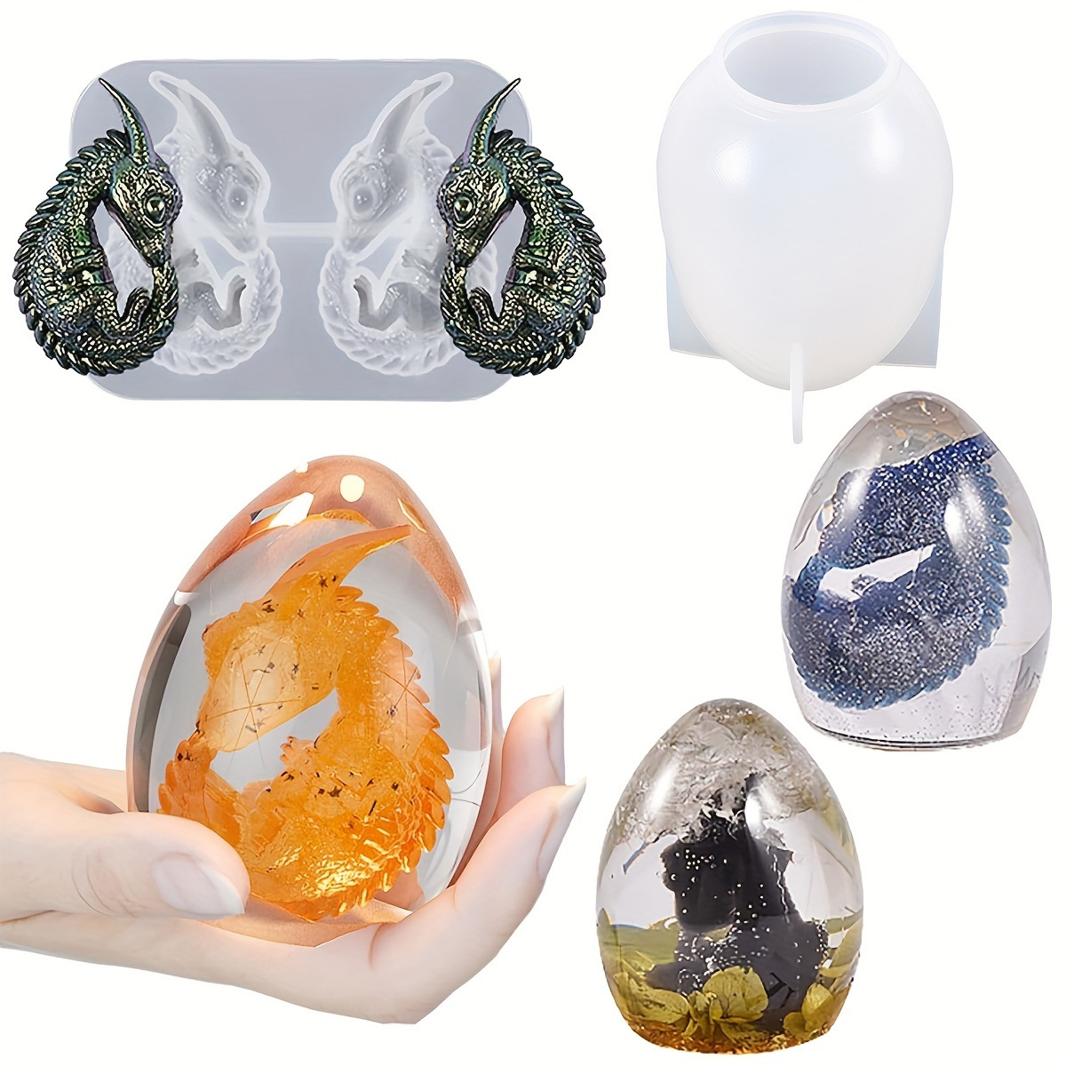 Siliconen drakenei mallen, 2-d - Candle Making Kit Wholesale recensie en prijs