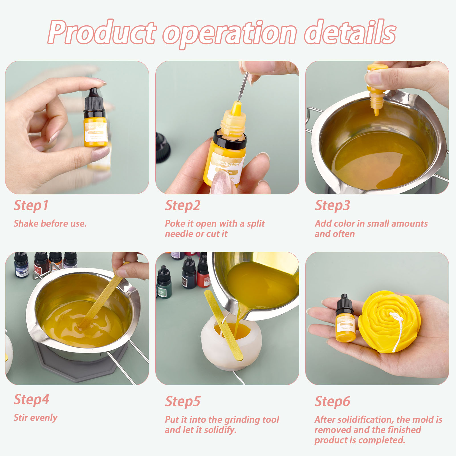 5 ml/Fles Kaars Wax Pigment Kl - Candle Dye Chip recensie en prijs
