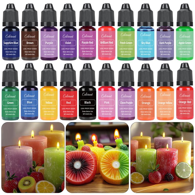 20 Kleuren Kaars Wax Pigment K - Candle Dye Chip recensie en prijs