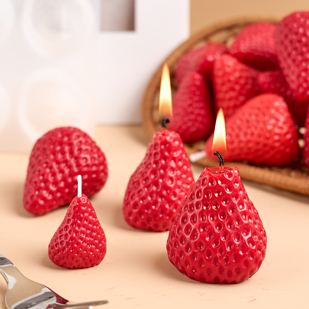 3D Aardbei Aromatherapie Kaars - Candle Making Books For Beginners recensie en prijs