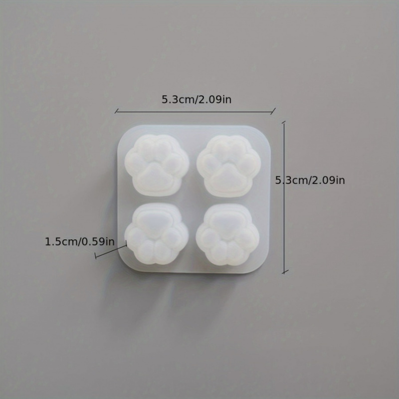 1Cat Paw Pattern siliconen mal - Candle Making Diy recensie en prijs