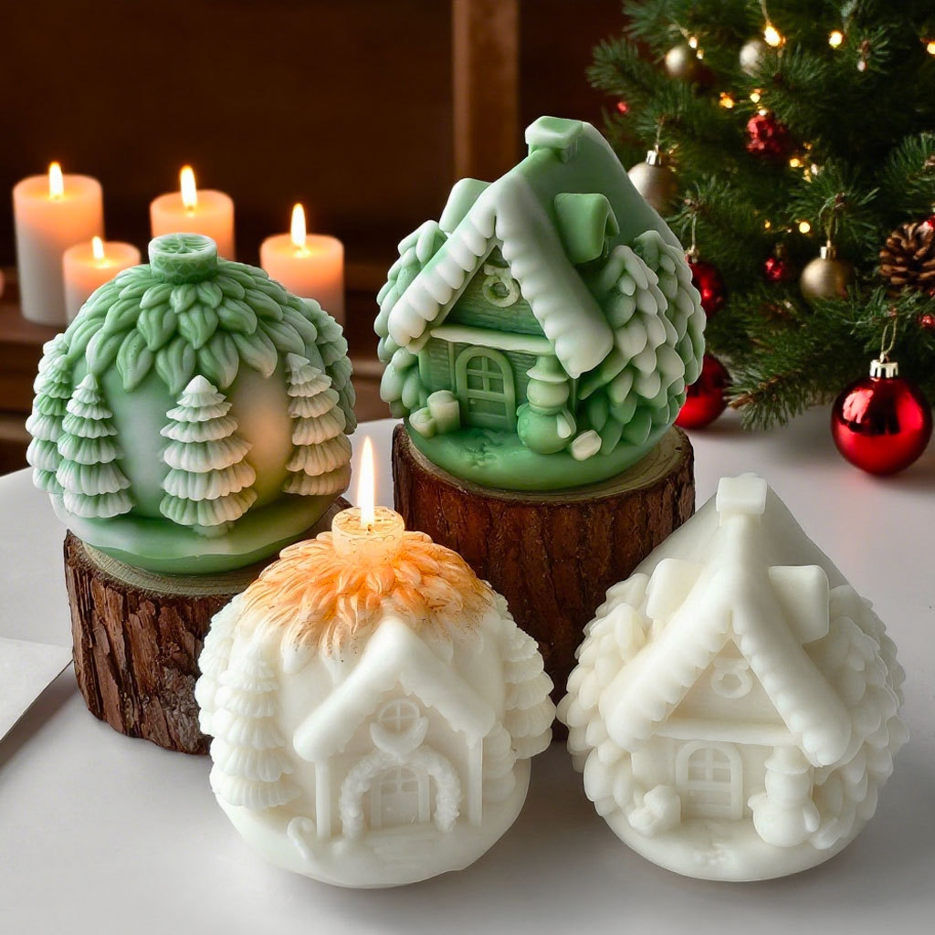 DIY Kerstboom Huis Siliconen M - Candle Making Books For Beginners recensie en prijs
