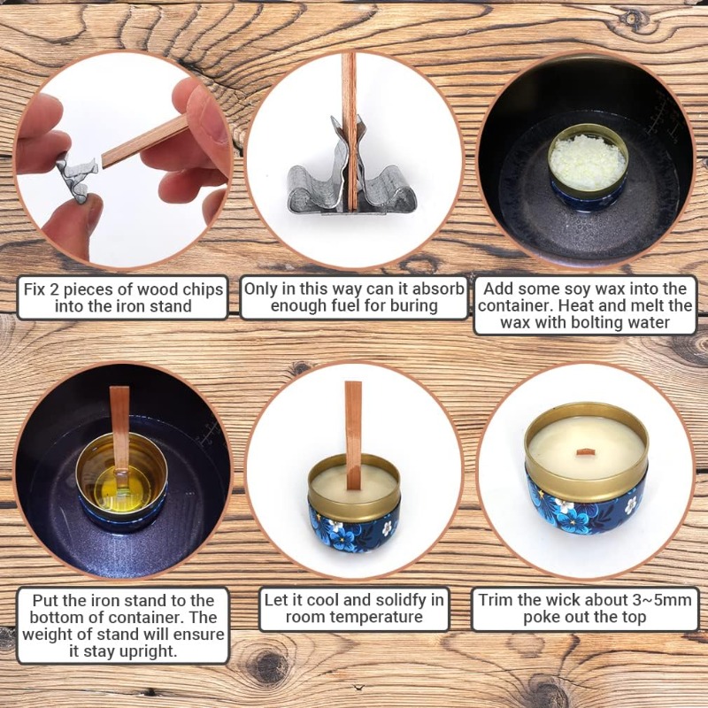 Natuurlijke houten kaarslonten - Soy Wax Pillar Blend recensie en prijs