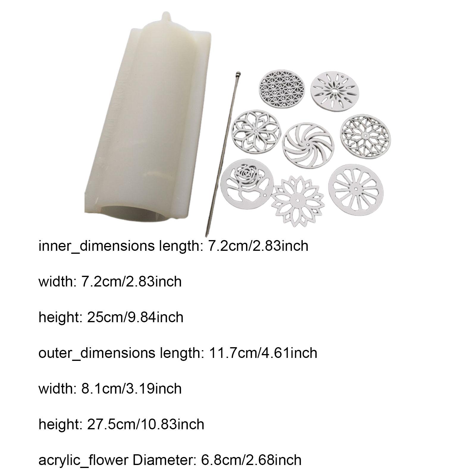 Silicone buisvormige zeepvorms - Candle Making Youtube recensie en prijs