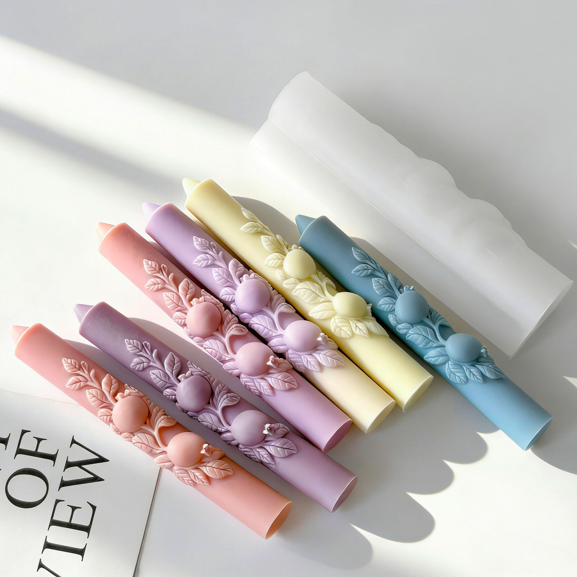DIY Granaatappel Relief Lange  - Soy Wax Pillar Blend recensie en prijs