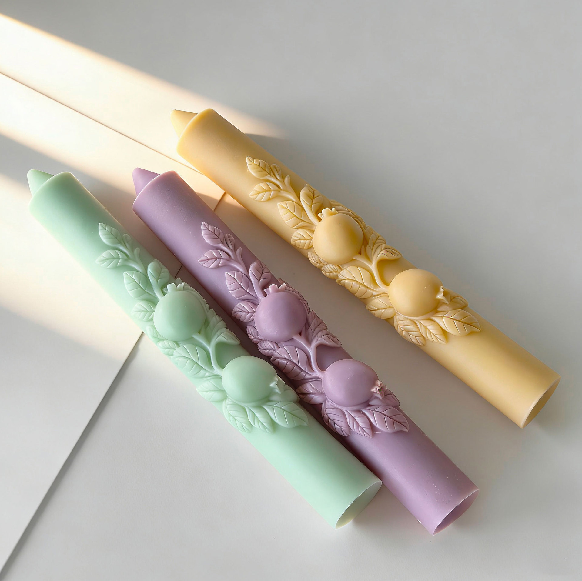 DIY Granaatappel Relief Lange  - Soy Wax Pillar Blend recensie en prijs