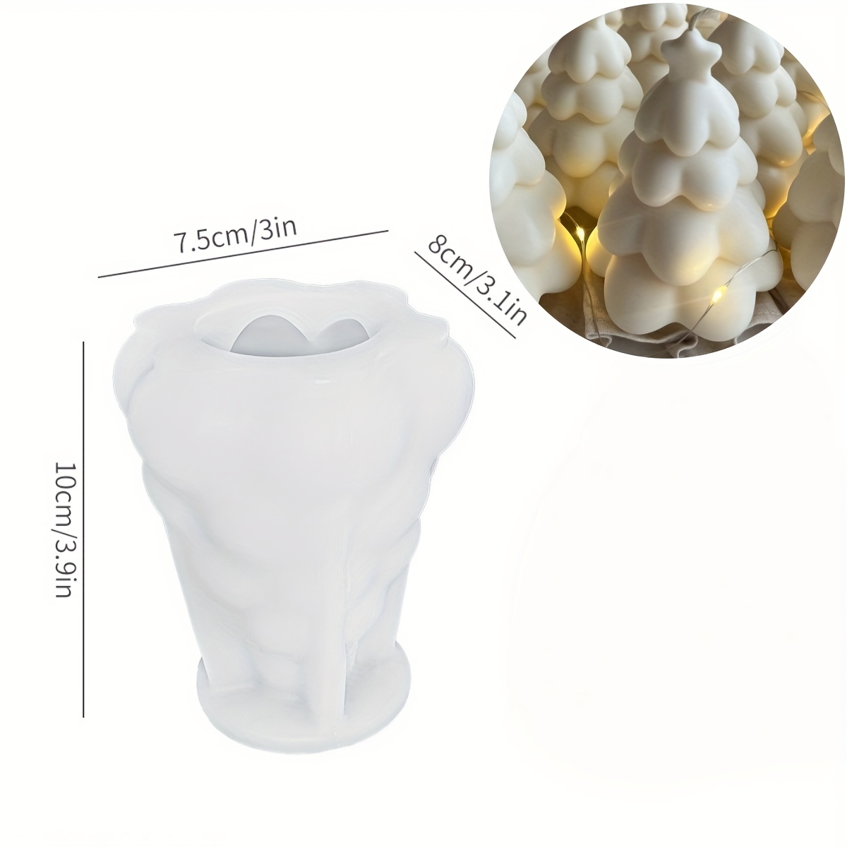 3D kerstboom kaars schimmel -  - Candle Making Books For Beginners recensie en prijs