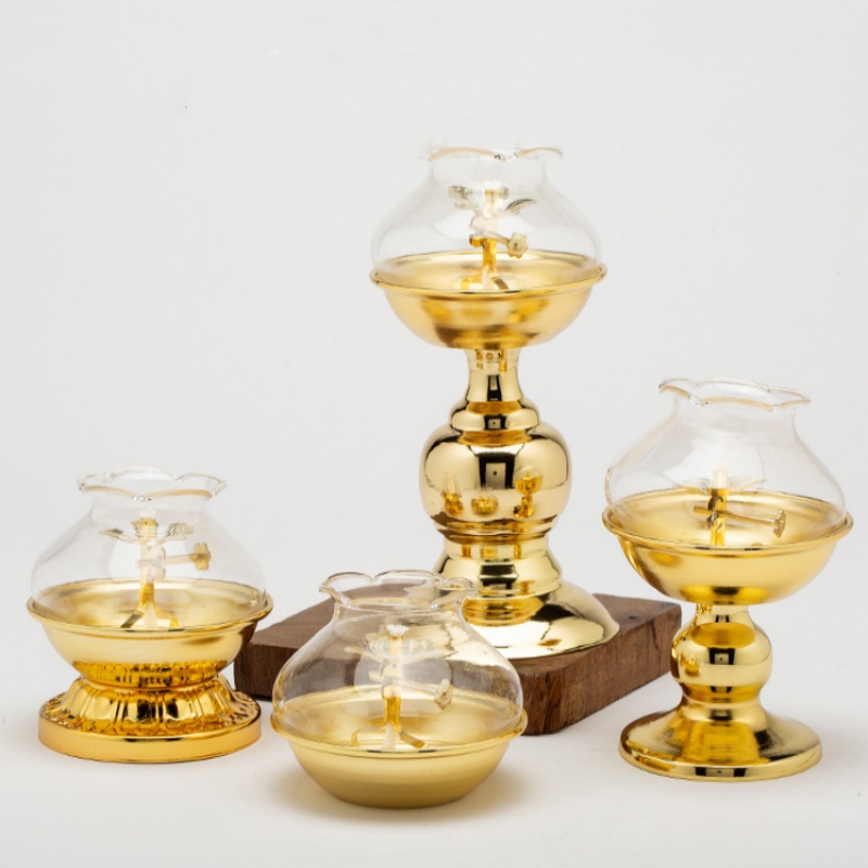 Gouden olielamp voor Boeddha m - Candle Making Glass recensie en prijs