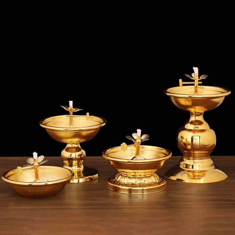 Gouden olielamp voor Boeddha m - Candle Making Glass recensie en prijs