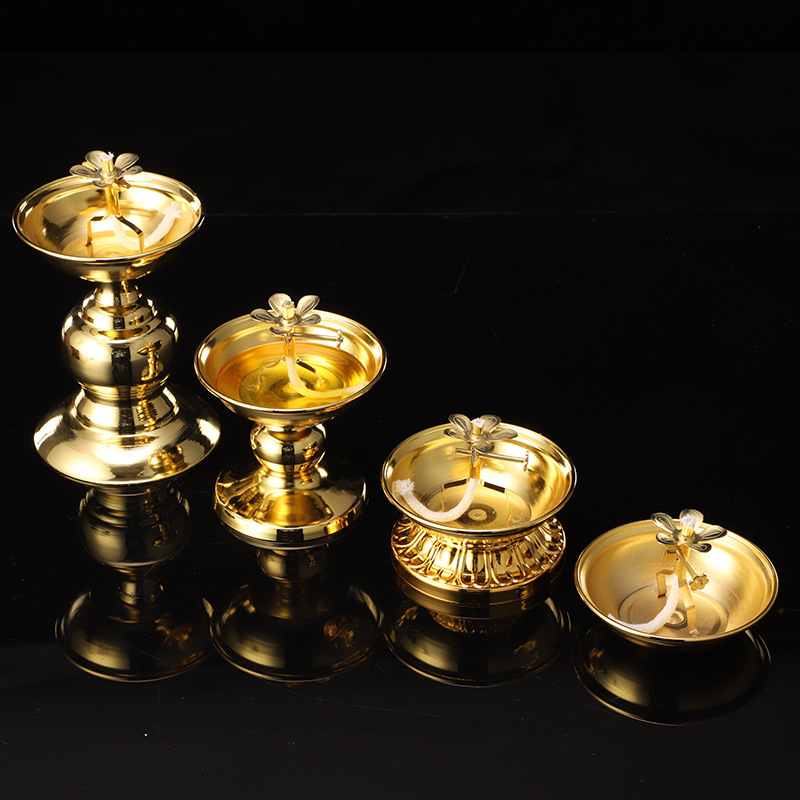 Gouden olielamp voor Boeddha m - Candle Making Glass recensie en prijs