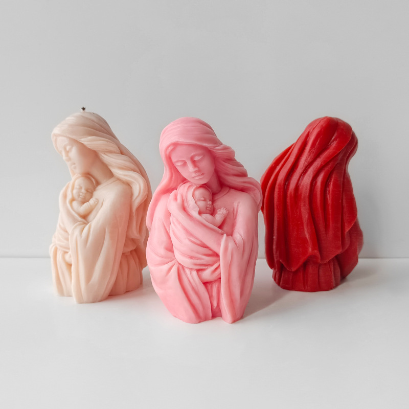 Madonna Hold Baby Siliconen Ka - Candle Making Kit Diy recensie en prijs