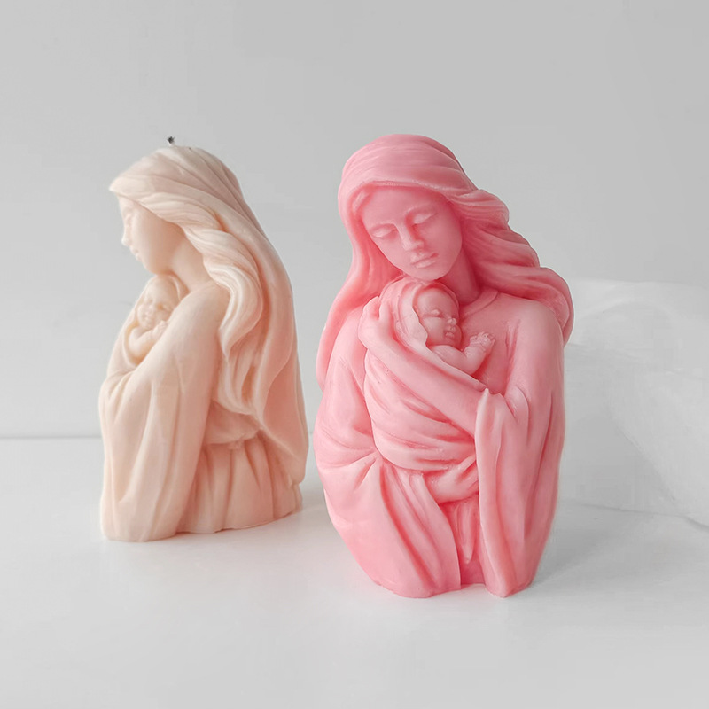 Madonna Hold Baby Siliconen Ka - Candle Making Kit Diy recensie en prijs