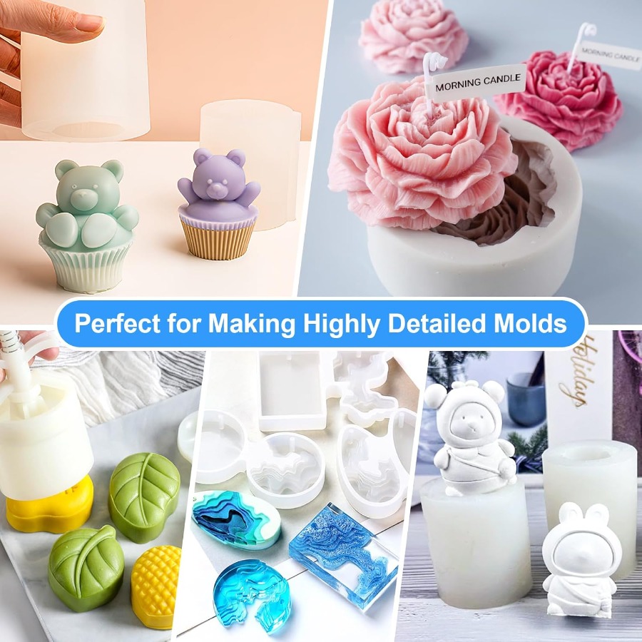 Siliconen mal maken kit, 38.8o - Candle Making Diy recensie en prijs