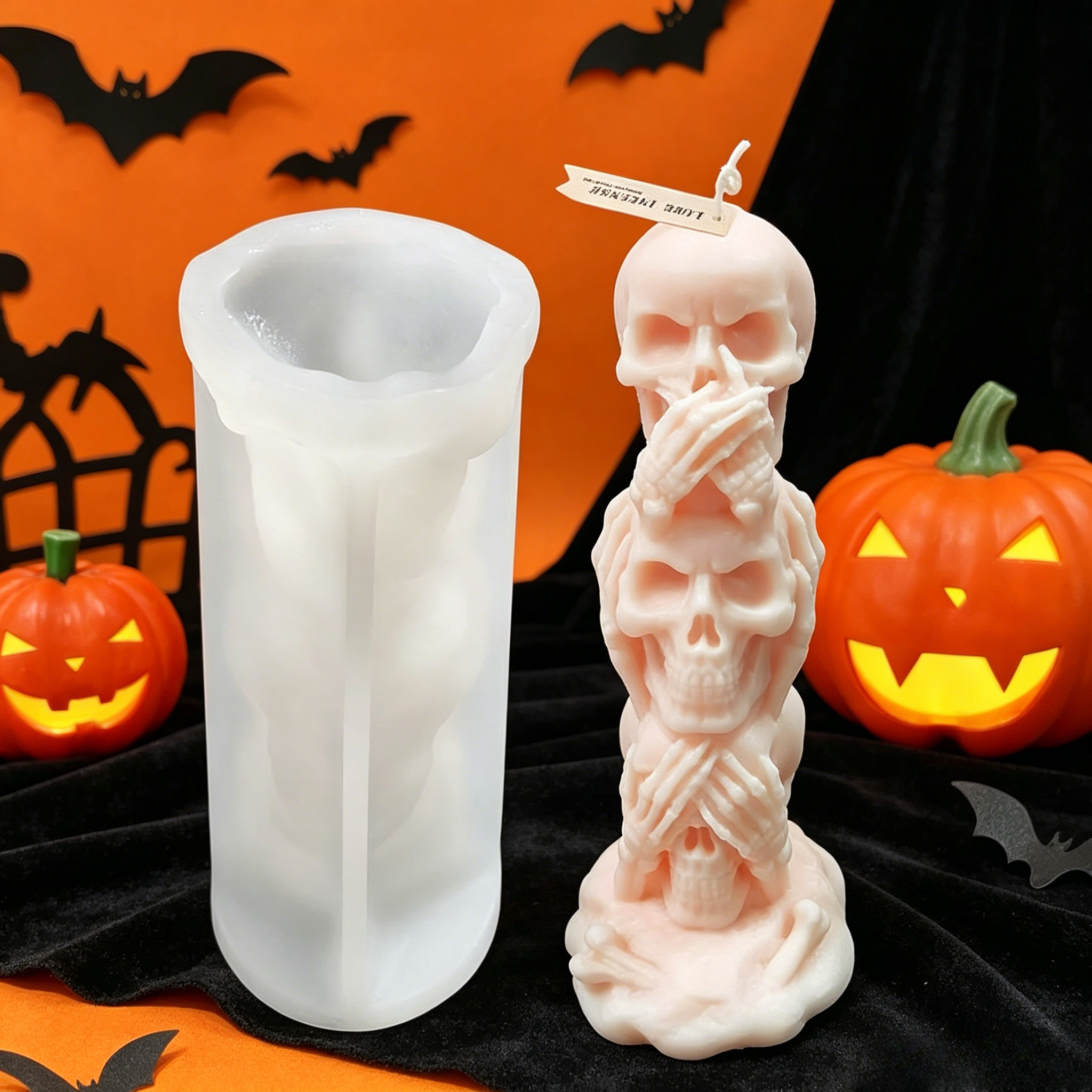 3D Rose Flower Skull Siliconen - Candle Making Event recensie en prijs