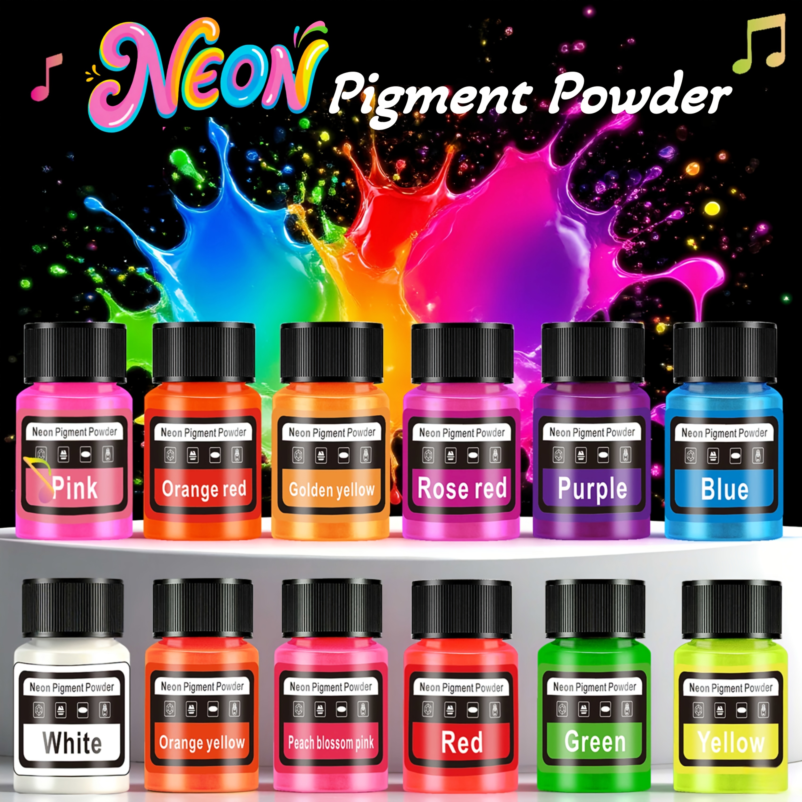 Fluorescerend poeder/neon hars - Candle Dye Chip recensie en prijs