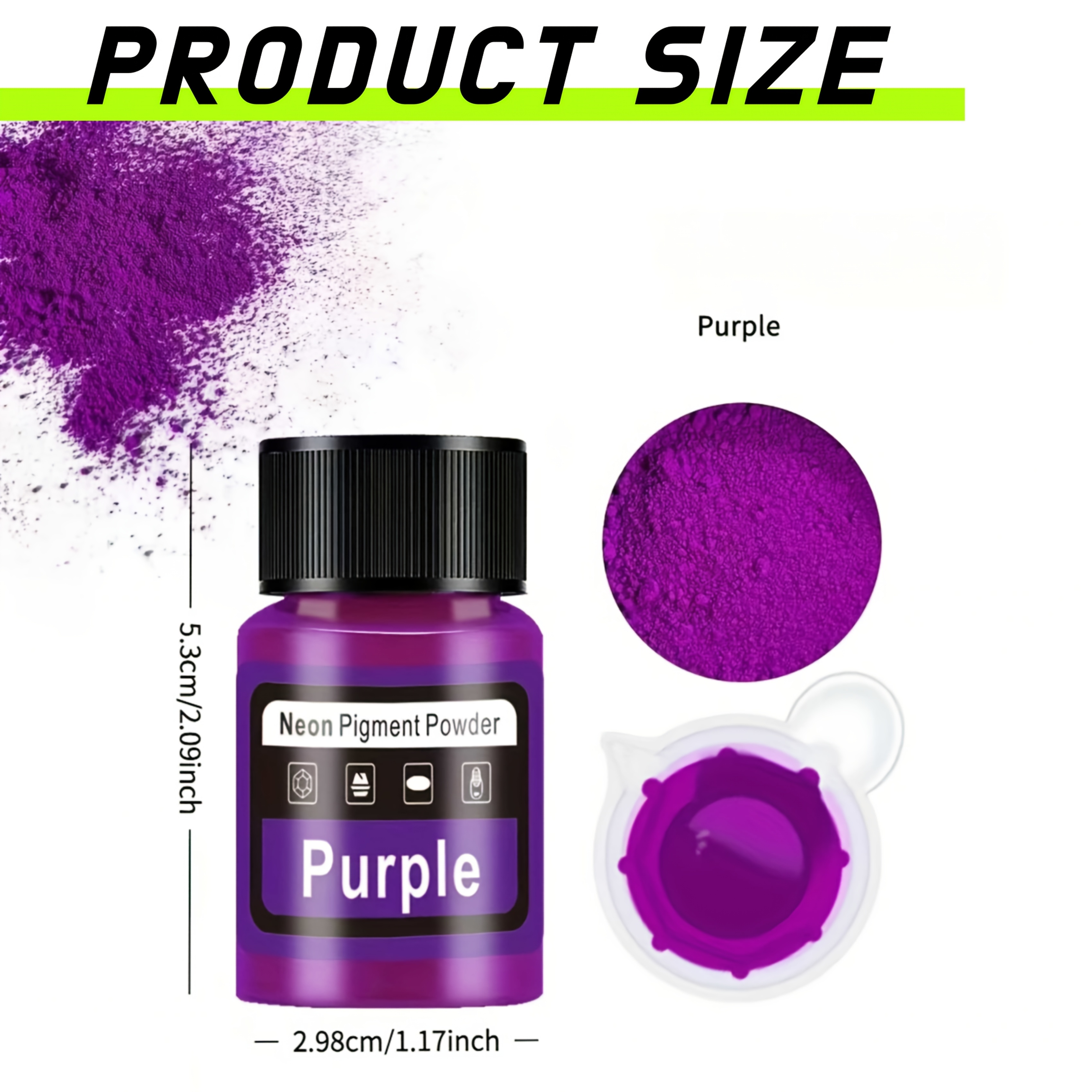Fluorescerend poeder/neon hars - Candle Dye Chip recensie en prijs